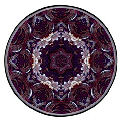 Rosette Kaleidoscope Mosaic Abstract Background Wireless Fast Charger(black) by Vaneshop