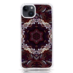 Rosette Kaleidoscope Mosaic Abstract Background Iphone 14 Plus Tpu Uv Print Case by Vaneshop