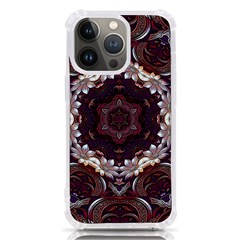 Rosette Kaleidoscope Mosaic Abstract Background Iphone 13 Pro Tpu Uv Print Case by Vaneshop