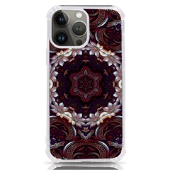 Rosette Kaleidoscope Mosaic Abstract Background Iphone 13 Pro Max Tpu Uv Print Case by Vaneshop