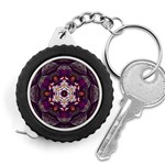 Rosette Kaleidoscope Mosaic Abstract Background Art Measuring Tape Front