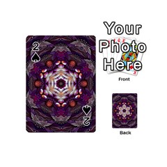 Rosette Kaleidoscope Mosaic Abstract Background Art Playing Cards 54 Designs (mini)