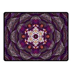 Rosette Kaleidoscope Mosaic Abstract Background Art Two Sides Fleece Blanket (small) by Vaneshop