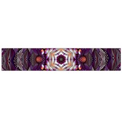 Rosette Kaleidoscope Mosaic Abstract Background Art Large Premium Plush Fleece Scarf 