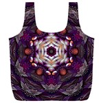 Rosette Kaleidoscope Mosaic Abstract Background Art Full Print Recycle Bag (XXXL) Front