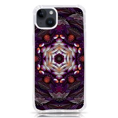 Rosette Kaleidoscope Mosaic Abstract Background Art Iphone 14 Plus Tpu Uv Print Case by Vaneshop