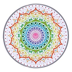 Mandala Pattern Rainbow Pride Wireless Fast Charger(white) by Vaneshop