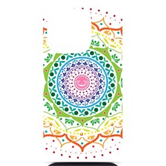 Mandala Pattern Rainbow Pride Iphone 14 Pro Black Uv Print Case by Vaneshop