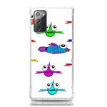 Fish Swim Cartoon Funnycute Samsung Galaxy Note 20 TPU UV Case Front