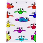 Fish Swim Cartoon Funnycute A4 Acrylic Clipboard Back