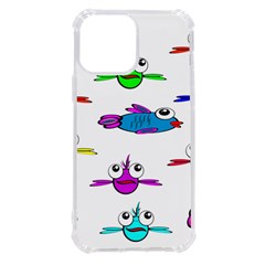 Fish Swim Cartoon Funnycute Iphone 13 Pro Max Tpu Uv Print Case by Sapixe