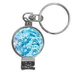 Blue Ocean Wave Texture Nail Clippers Key Chain by Jack14