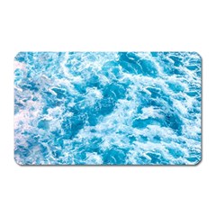 Blue Ocean Wave Texture Magnet (rectangular) by Jack14