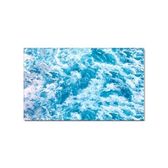 Blue Ocean Wave Texture Sticker Rectangular (100 Pack) by Jack14