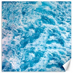 Blue Ocean Wave Texture Canvas 20  X 20  by Jack14