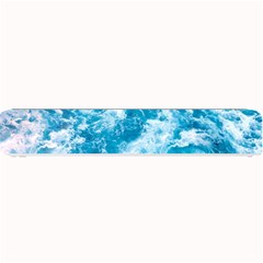 Blue Ocean Wave Texture Small Bar Mat by Jack14