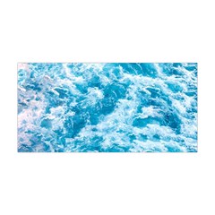 Blue Ocean Wave Texture Yoga Headband by Jack14