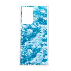 Blue Ocean Wave Texture Samsung Galaxy Note 20 Ultra Tpu Uv Case by Jack14