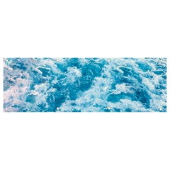 Blue Ocean Wave Texture Banner And Sign 9  X 3  by Jack14