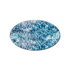 Summer Blue Ocean Wave Sticker Oval (100 Pack) by Jack14