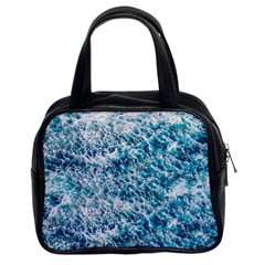 Summer Blue Ocean Wave Classic Handbag (two Sides) by Jack14