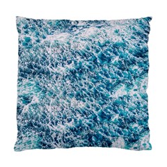 Summer Blue Ocean Wave Standard Cushion Case (one Side) by Jack14