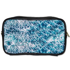 Summer Blue Ocean Wave Toiletries Bag (one Side) by Jack14