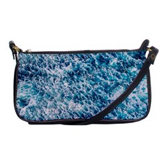 Summer Blue Ocean Wave Shoulder Clutch Bag by Jack14