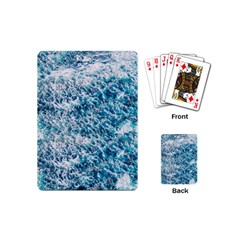 Summer Blue Ocean Wave Playing Cards Single Design (mini) by Jack14