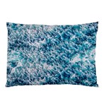 Summer Blue Ocean Wave Pillow Case (Two Sides) Front