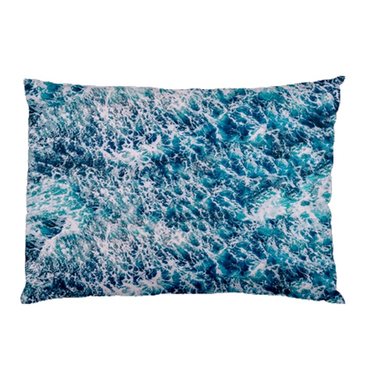 Summer Blue Ocean Wave Pillow Case (Two Sides)