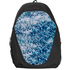 Summer Blue Ocean Wave Backpack Bag by Jack14