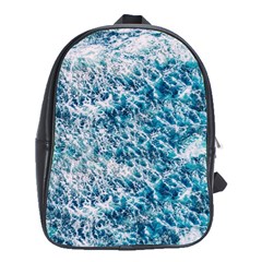 Summer Blue Ocean Wave School Bag (xl) by Jack14