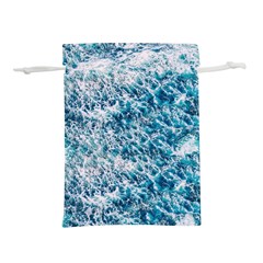 Summer Blue Ocean Wave Lightweight Drawstring Pouch (s) by Jack14