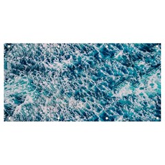 Summer Blue Ocean Wave Banner And Sign 8  X 4  by Jack14