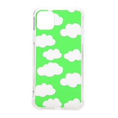 Cute Clouds Green Neon Iphone 11 Pro Max 6 5 Inch Tpu Uv Print Case by ConteMonfrey