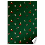 Christmas Green Pattern Background Canvas 20  x 30  19.62 x28.9  Canvas - 1