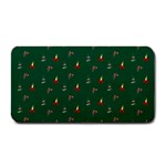 Christmas Green Pattern Background Medium Bar Mat 16 x8.5  Bar Mat