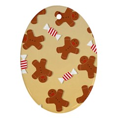 Gingerbread Christmas Time Ornament (oval) by Pakjumat