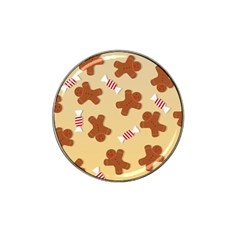 Gingerbread Christmas Time Hat Clip Ball Marker (4 Pack) by Pakjumat