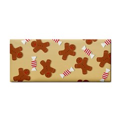 Gingerbread Christmas Time Hand Towel by Pakjumat