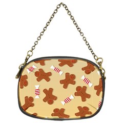 Gingerbread Christmas Time Chain Purse (One Side)