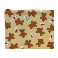 Gingerbread Christmas Time Cosmetic Bag (XL)