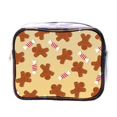 Gingerbread Christmas Time Mini Toiletries Bag (One Side)