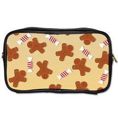 Gingerbread Christmas Time Toiletries Bag (Two Sides)