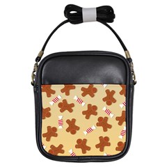 Gingerbread Christmas Time Girls Sling Bag