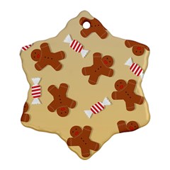 Gingerbread Christmas Time Ornament (snowflake) by Pakjumat