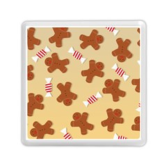 Gingerbread Christmas Time Memory Card Reader (Square)