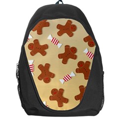 Gingerbread Christmas Time Backpack Bag by Pakjumat