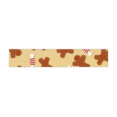 Gingerbread Christmas Time Premium Plush Fleece Scarf (Mini)